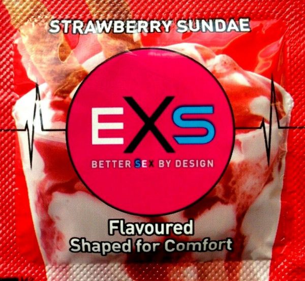 EXS Strawberry Flavour Condom